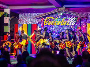 Coccobello The Club dancers performing on stage in Nungwi